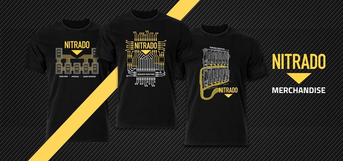 Negozio Merchandising Nitrado: Prodotti di qualità per mostrare il vostro supporto