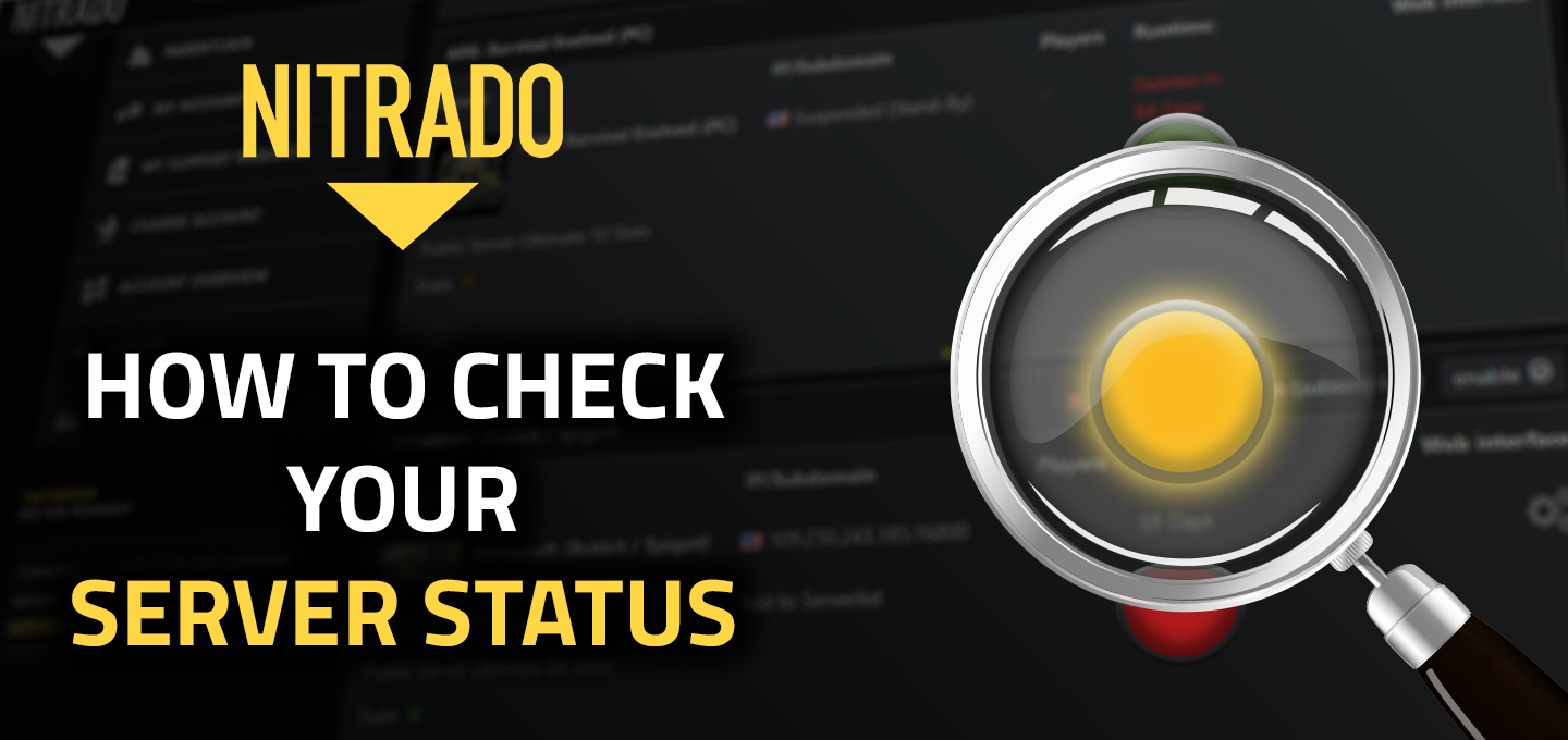 Comment vérifier l'état de votre serveur Nitrado