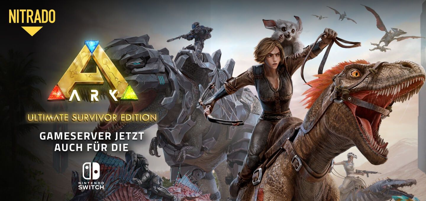 Nintendo Switch ARK Server kommen zu Nitrado!