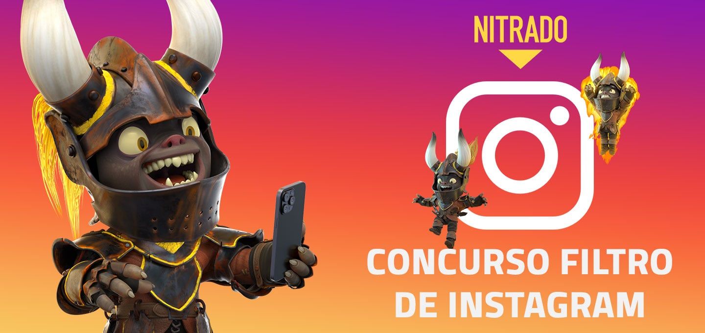 Diviértete jugando con nuestro nuevo filtro de Nitrado Instagram y gana!