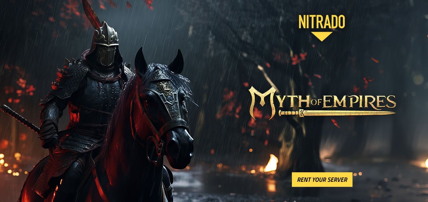 NitradoでMyth of Empiresサーバーを借りる - 現在利用可能