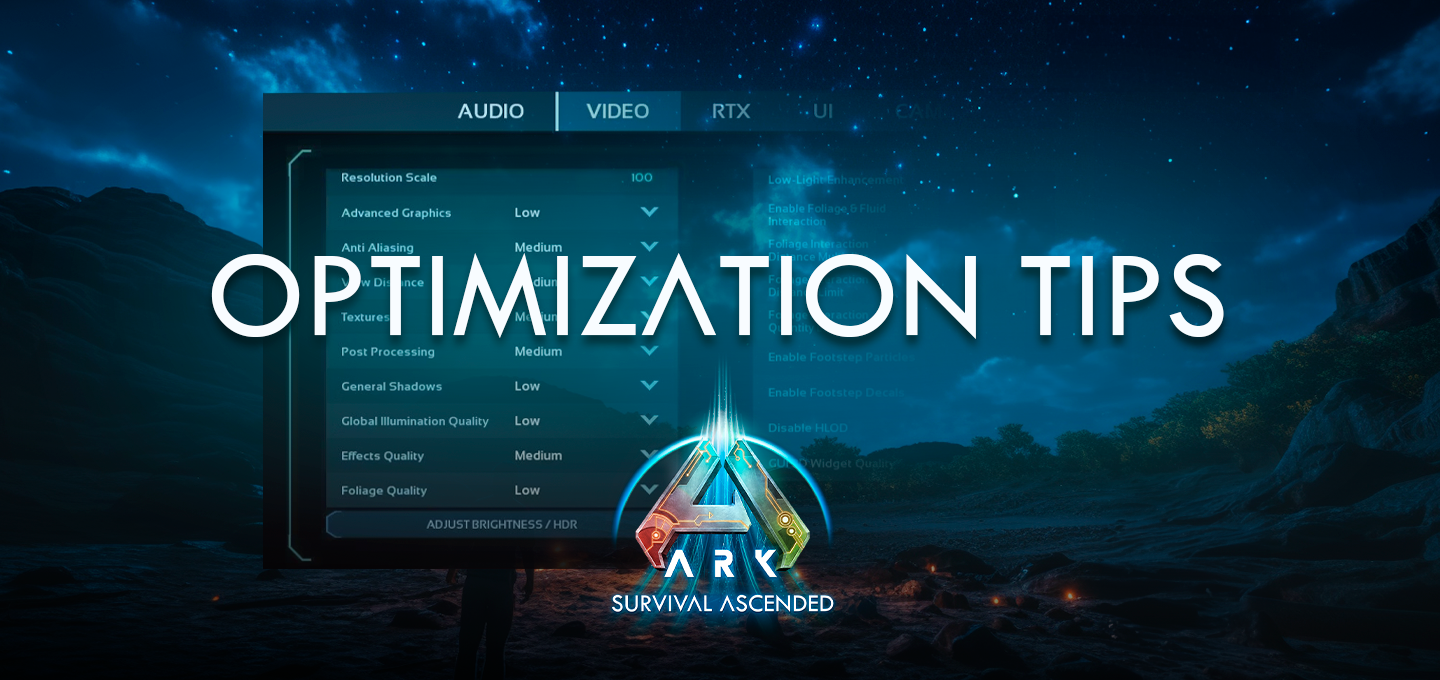 ARK: Survival Ascended Optimization Tips | NITRADO