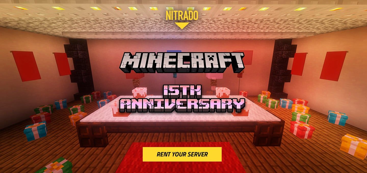 Minecraftの15周年記念