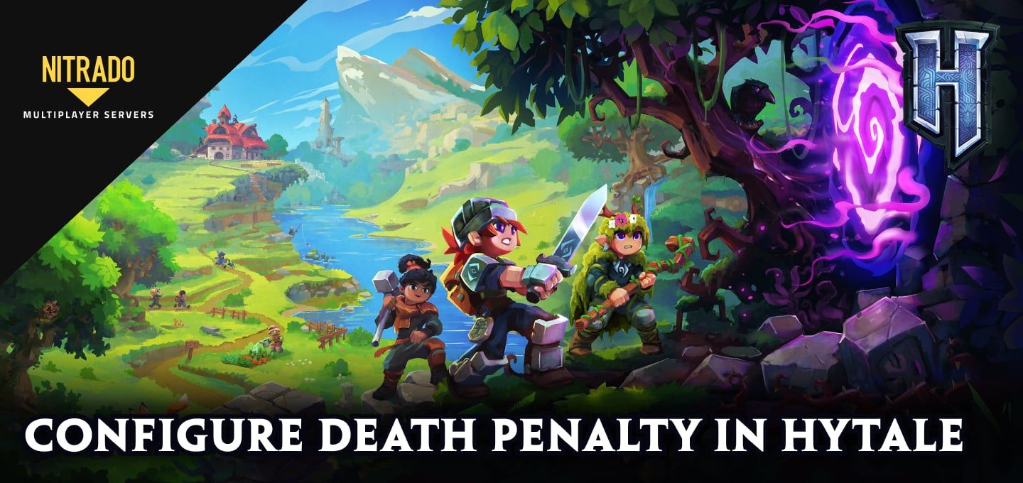 Cómo configurar los ajustes de penalización por muerte en tu servidor Hytale